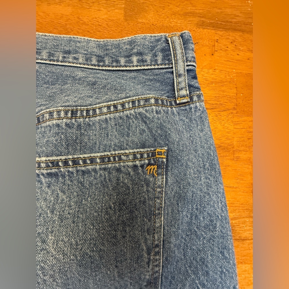 Madewell Rigid Denim A-Line Skirt 31 - Picture 8 of 8